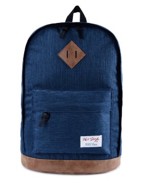 [HotStyle City Outdoor] 936 Plus College Backpack with Padded Laptop Sleeve, Navy