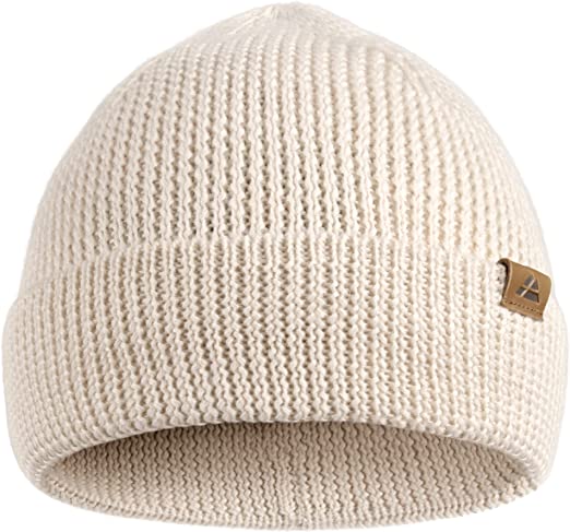 DANISH ENDURANCE Gorro Beanie de Lana Merina para Hombre y Mujer, Suave y Elástico, Materiales Reciclados