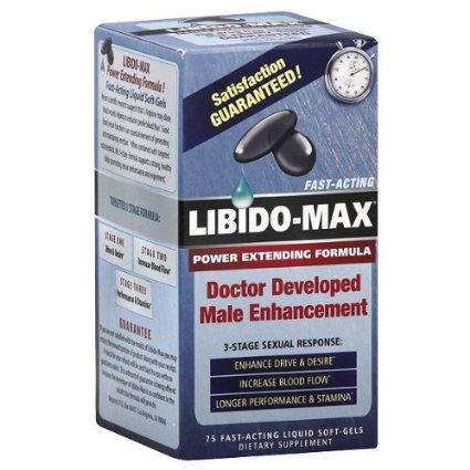 Libido-Max Male Enhancement 75 Soft Gels