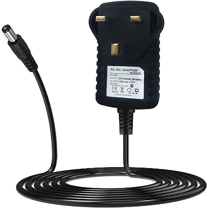 MyVolts 12V power supply adaptor compatible with Yamaha PSR-3 Keyboard - UK plug