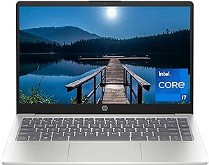 HP 14 inch Laptop, FHD Display, 13th Generation Intel Core i7-1355U, 16 GB RAM, 512 GB SSD, Intel Iris Xe Graphics, Windows 11 Home, 14-ep0199nr (2024)