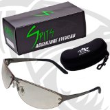 Safety Glasses Expo V Photochromic UV400 Eyewear Transitional lenses Polished Gunmetal Frame