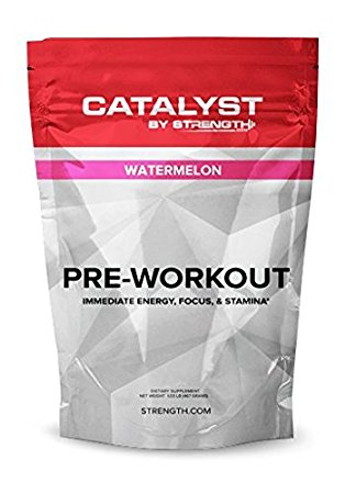 Catalyst Pre-Workout, Immediate Energy, Focus and Stamina for Lean Muscle Growth and Powerful Strength for Men and Women - 30 Servings of Pre Workout Supplement, Watermelon