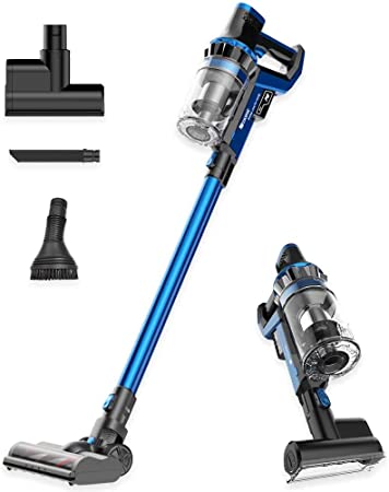 Proscenic P10 Cordless Vacuum Cleaner, 22000Pa Powerful 4 In 1 Handheld Stick Vacuum Lightweight with Touch Control Screen, Battery Detachable, 4 Suction Levels for Hard Floor Carpet, 40mins Run Time