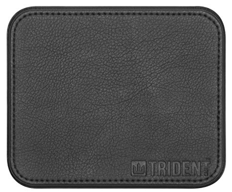 Trident Case Electra Qi Signature Edition Power Pad Onyx Leather Cell Phone Case, Black