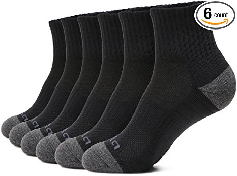 Tesla 6-Pairs Atheltic Socks Comfort w Mesh MZS04/MZS05/MZS06/MZS07/MZS31/MZS34/MZS36/MZS51/MZS54/MZS56