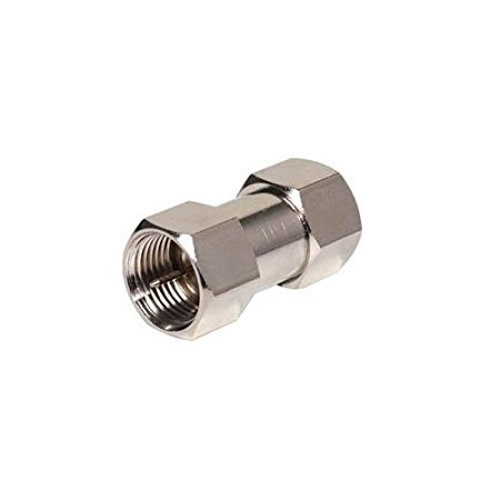 Valley Enterprises® F Male to F Male Coax Cable Coupler Adapter Pack of 5