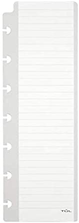 TUL Custom Note-Taking System Discbound Task Pads, 2" x 7 1/2", 100 Pages (50 Sheets), Pack of 3