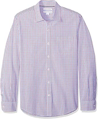 Amazon Essentials Men's Slim-Fit Long-Sleeve Poplin Shirt