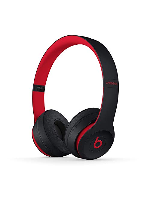 Beats Solo3 Wireless On-Ear Headphones Decade Collection - Defiant Black-Red (MRQC2LL/A)