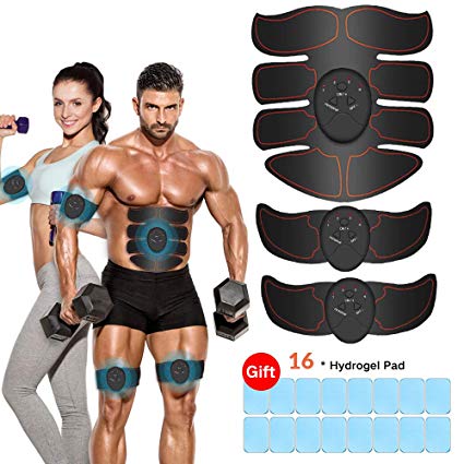Abs stimulator for men- Muscle Toner Abdominal Toning Belt Fit for Body Arm，Abs Trainer Muscle Toner，Muscle Stimulator，Electrical Muscle Stimulation Abs Stimulator at Home Office Gymnasium or Gym