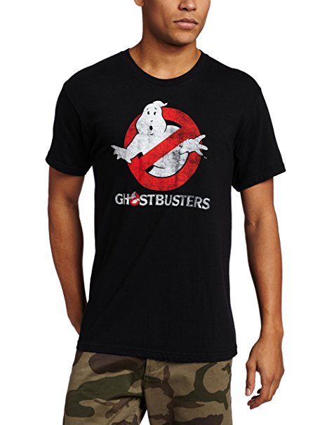 Mad Engine, Ghostbusters Men's Logo To Go T-Shirt