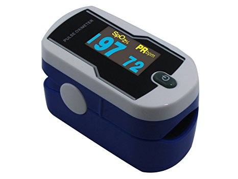 Deluxe Concord Fingertip Pulse Oximeter - Sapphire Blue