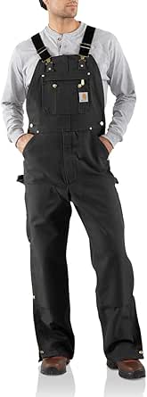 Carhartt Mens Loose Fit Firm Duck Bib Overall