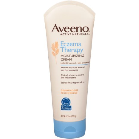 Aveeno Active Naturals Eczema Therapy Moisturizing Cream 73 oz Cover Design of Tube May Vary