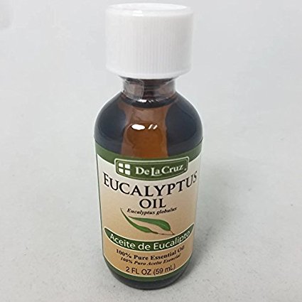 De La Cruz, Eucalyptus Oil - Aceite de Eucalipto 2OZ