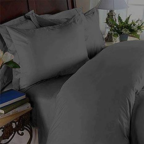 Elegant Comfort 1500 Thread Count Egyptian Quality 2pcs Pillow Cases and Colors, California King, Gray