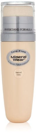 Physicians Formula Mineral Wear Talc-Free Mineral Liquid Foundation, Natural Ivory, 1 Ounce