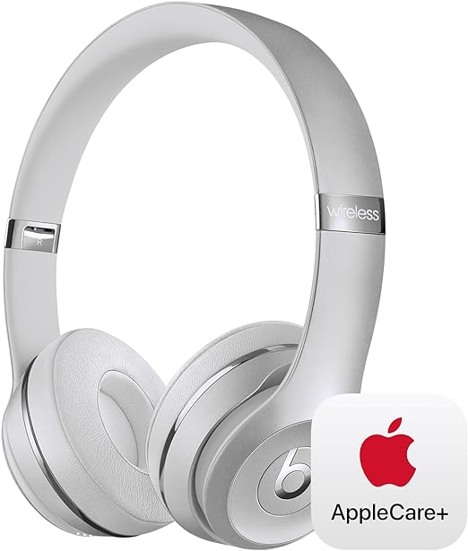 Beats Solo3 Wireless Headphones - Silver(Latest Model) with AppleCare  (2 Years)