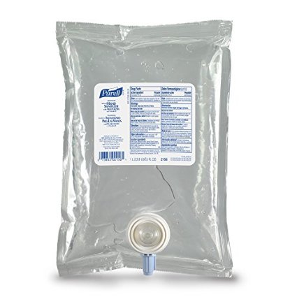 PURELL 215608CT Advanced Instant Hand Sanitizer NXT Refill, 1000mL, 8/Carton