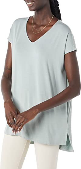 Daily Ritual Women's Jersey Oversized-Fit Dolman-Sleeve V-Neck Tunic