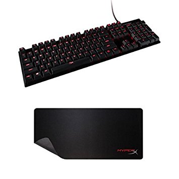 HyperX Alloy FPS Mechanical Gaming Keyboard - with HyperX FURY Pro Gaming MousePad - Extended