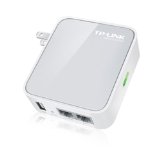 TP-LINK TL-WR710N 150Mbps Wireless N Mini Pocket Router Repeater Client 2 LAN Ports USB Port for Charging and Storage