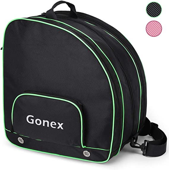Gonex Upgraded Skate Bag, Ice and Inline Skate Bag Roller Skate Bag Ski Boot Bag with Multiple Pockets for Ice Skate, Helmet, Protective Gears for Kids & Adults