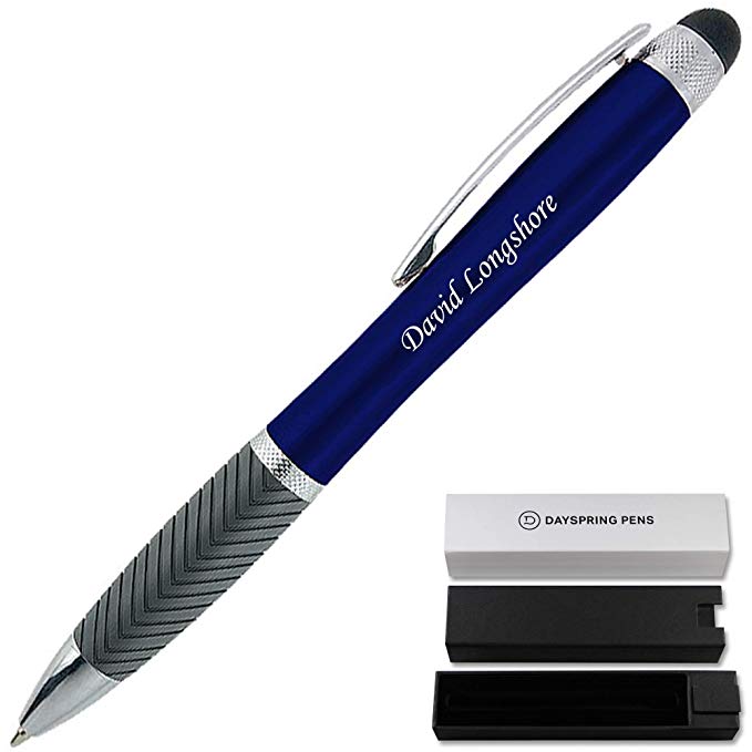 Personalized Pen | Blue Lumen Light Up Pen. A Gift Pen With Engraving That Lights Up! Personalized By Dayspring Pens.