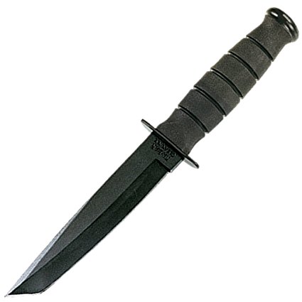 Ka-Bar Short Black Tanto Knife