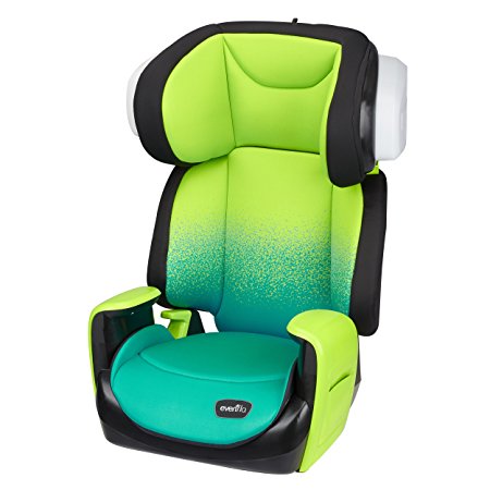 Evenflo Spectrum 2-in-1 Booster Car Seat, Seascape