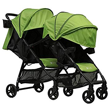 ZOE XL1 BEST v2 TANDEM Lightweight Travel & Everyday Umbrella Stroller System (Aqua)