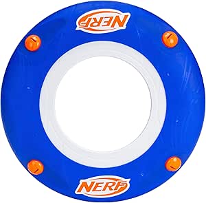 Nerf Kids Soft Flying Disc - Sonic Slinger Indoor   Outdoor Flying Disc Toy for Kids - 11" Inch Tossing Disc - Super Lightweight Disc for Indoor   Outdoor Use - Howls When Thrown