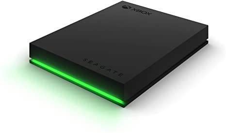 Seagate Game Drive for Xbox 2TB External Hard Drive Portable HDD - USB 3.2 Gen 1, Black with Built-in Green LED bar, Xbox Certified, 3 Year Rescue Services (STKX2000400)