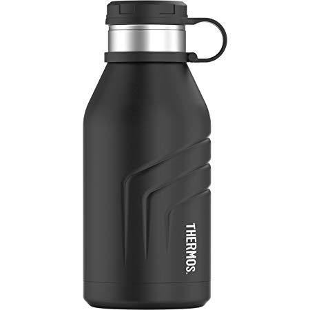 Thermos Element 5 Vacuum Insulated 32 oz Beverage Bottle with Screw Top Lid, Black