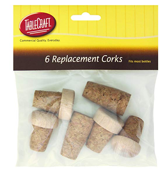 TableCraft H9226C 6-Pack Replacement Corks