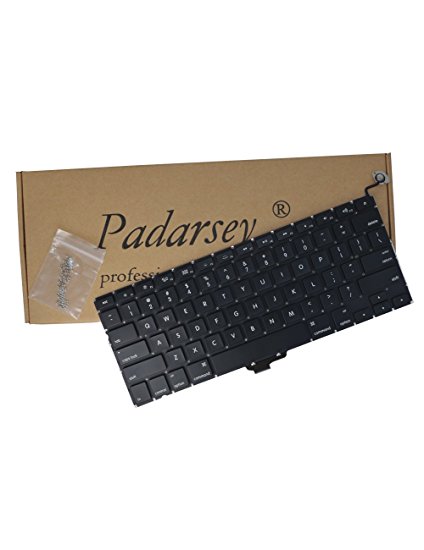 Padarsey New Laptop Replacement Keyboard for Macbook Pro 13-inch A1278 2009 2010 2011 2012 2013 2014 2015 Year with 80Pce keyboard screws