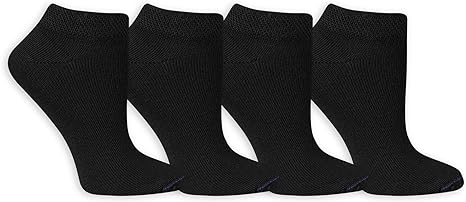 Dr. Scholl's womens Non-Binding Diabetic & Circulatory Low Cut Socks (4 Pack)