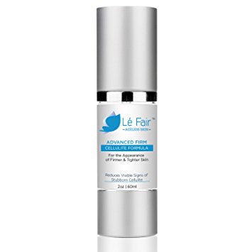 Cellulite Cream - Le Fair Advanced Firm Cellulite Formula – Reduces Visible Signs of Ugly Cellulite & Fat Deposits – Firmer & Tighter Skin – Great For Full Body Use!