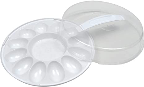 SureFresh Sure Fresh Deviled Egg Carriers with Lids, 10.375x3.5 in.