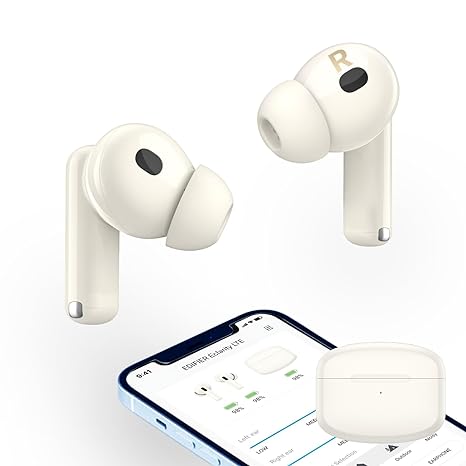 Edifier Bluetooth Hearing Aids- OTC Hearing Amplifiers-APP Control for iOS Android-Noise Reduction & Mode Change-Mild to Moderate Hearing Loss