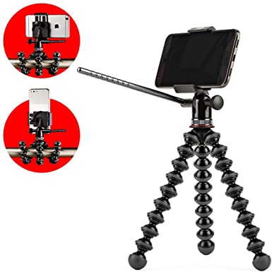 GripTight PRO Video GorillaPod Stand: Universal Pan & Tilt Video Tripod Head and GorillaPod for Smartphones from iPhone SE to iPhone 8 Plus, Google Pixel, Samsung Galaxy S8 and More