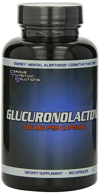 Serious Nutrition Solution Glucuronolactone Capsules, 500mg, 120-Count