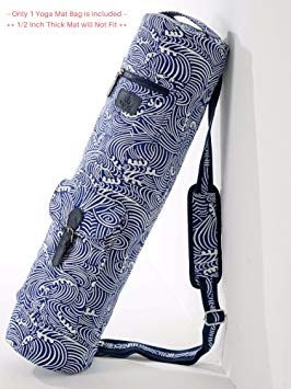 Yoga Jaci Yoga Mat Bag - Fit Most Of The Mat Except 1/2 Inch Thick Mat - Plus Extra Room To Fit Additional Small Necessities