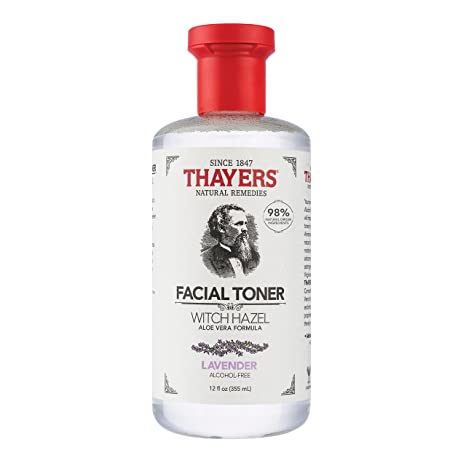 Thayer's Alcohol Free Witch Hazel with Organic Aloe Vera Formula Toner, Lavender 355ml