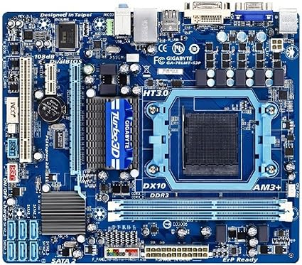 Gigabyte AMD 760G   SB710 Chipset DDR3 1333 AM3  Micro ATX Motherboard (GA-78LMT-S2P)