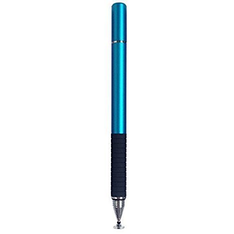 Precision Disk Stylus for iPad, iPhone, iPad Air, iPad Mini, Samsung Galaxy, Microsoft Surface and Other Touch Screen Devices - Light Blue