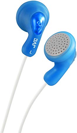 JVC Gumy HA-F14-A Stereo Earphones HAF14 Peppermint Blue