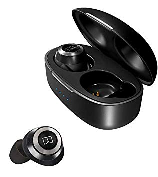 Monster True Wireless Earbuds Bluetooth 5.0 with Portable Charging Case, Bluetooth in-Ear Headphones Delivers Deep Bass & Immersive Sound, PX5 Water Resistant Design for Sports