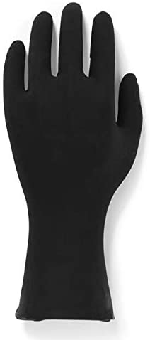Salon Care Total 10 Gloves, 5 Packs of 2 Reusable Gloves (Small, Black Reusable Latex)